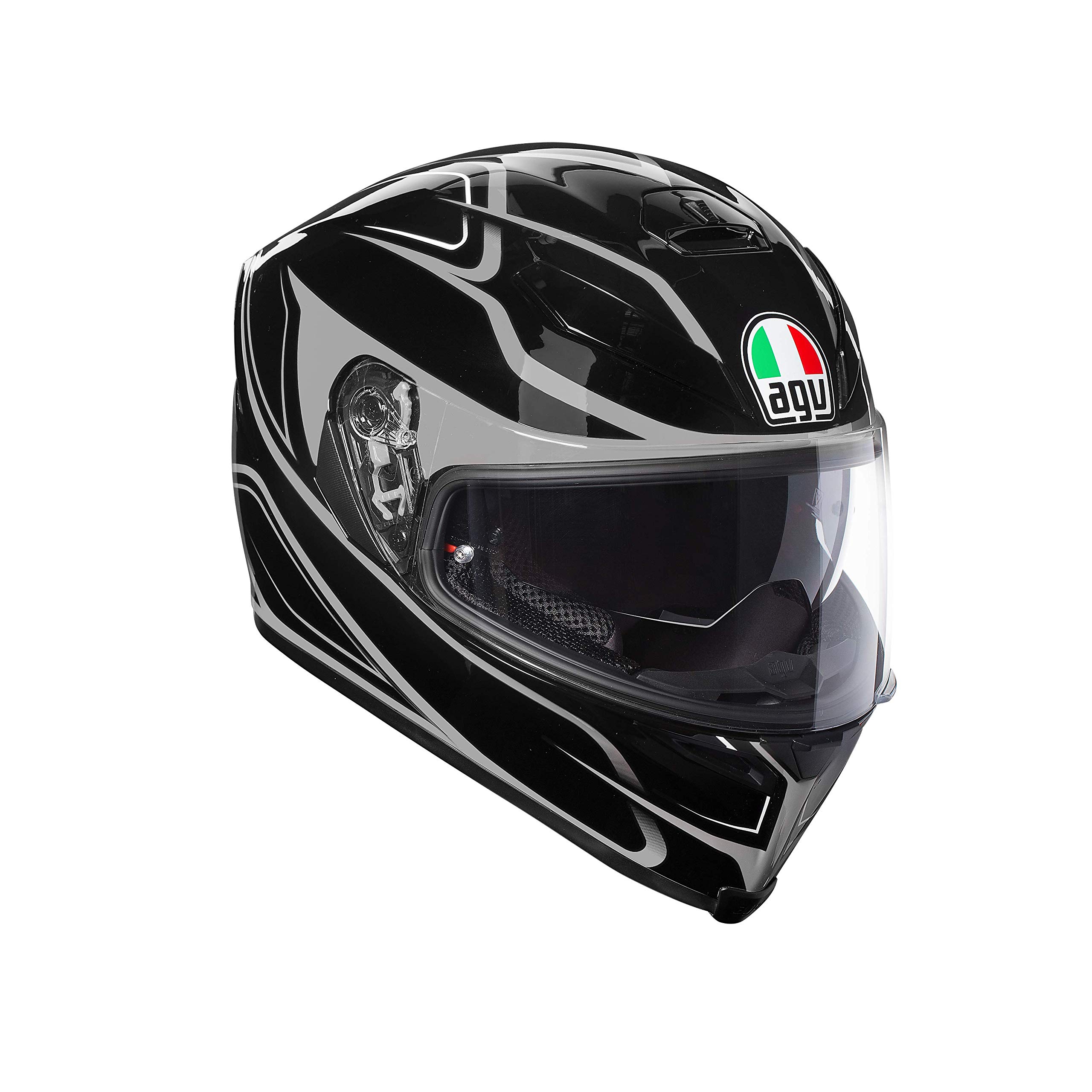 AGV K-5 S E2205 Multi Plk Helmet, Magnitude Black/Silver, Size